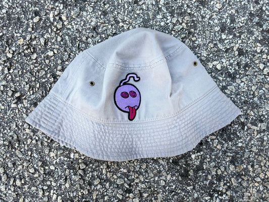 Heather Grey Grapes Bucket Hat